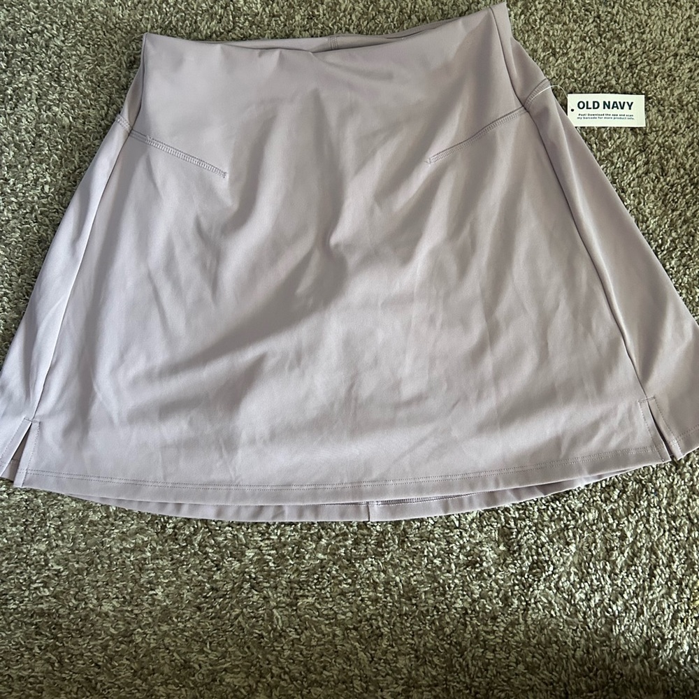 old navy lilac tennis skirt